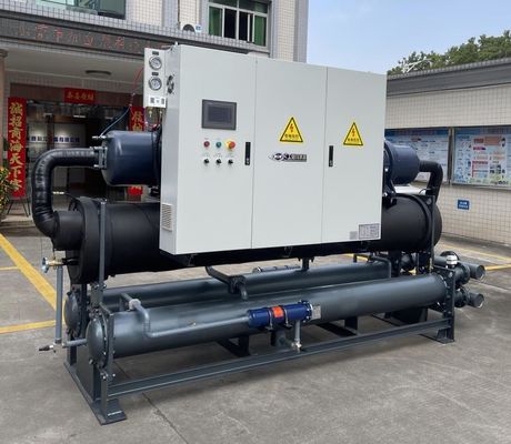 JLSW-200D سفارشی آب خنک پیچ کمپرسور چیلر کنترل PLC 100kW