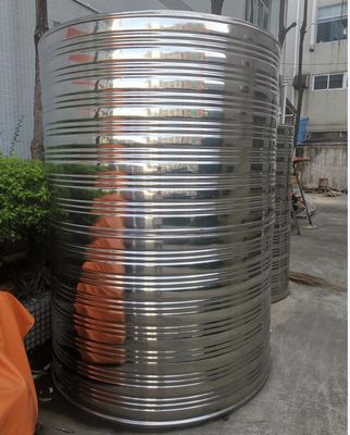 0.1MPa فولاد ضد زنگ تانک آب عایق شده عمودی برای دمای 80 درجه