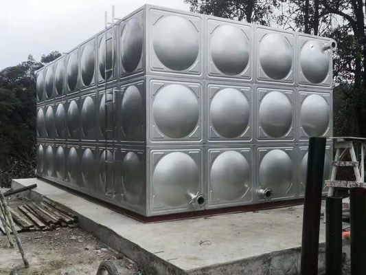 مخازن آب از فولاد ضد زنگ 1.0MPa 0.6MPa برای فضای باز