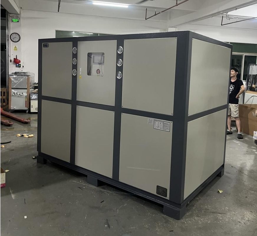 JLSS-60HP 480V کولر صنعتی خنک شده با آب با کمپرسور پیچ پیچ