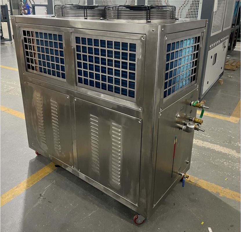JLSB-8HP PLC Stainless Steel Water Chiller Scroll Type برای فرآوری مواد غذایی
